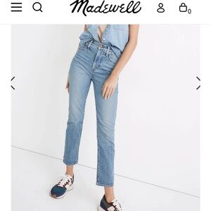 Madewell The Perfect Vintage Jean in Banner Wash (petite)